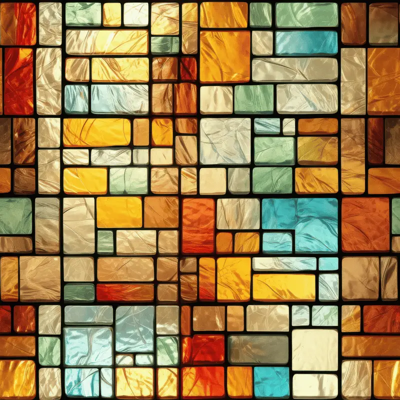 Colorful Stained Glass Texture 4k for Architectural and Interior Design