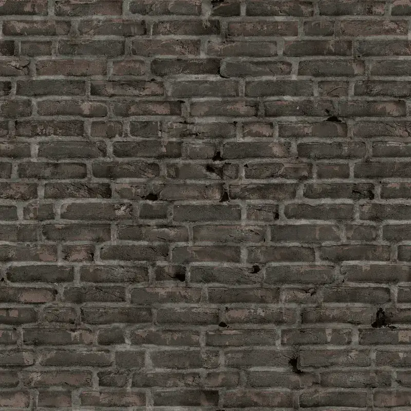 Dark Grey Brick Wall Texture 4k for Realistic 3D Architectural Rendering