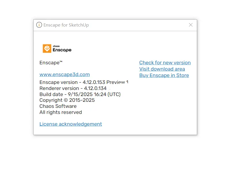 Enscape 4.12.0 update