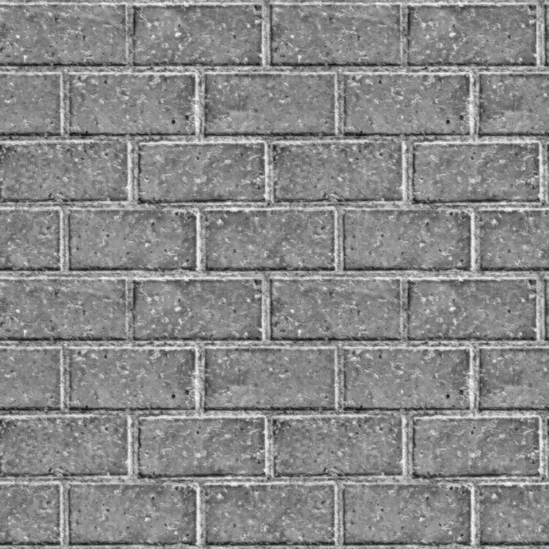 Gray Brick Paving Stone 4k Texture for Outdoor 3D Renderings