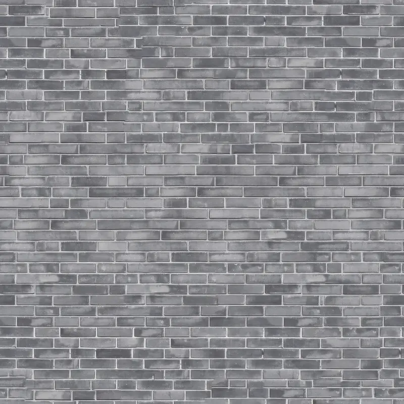 Grey Brick Wall 4k texture for Architecture and Interior Design 3D visualization