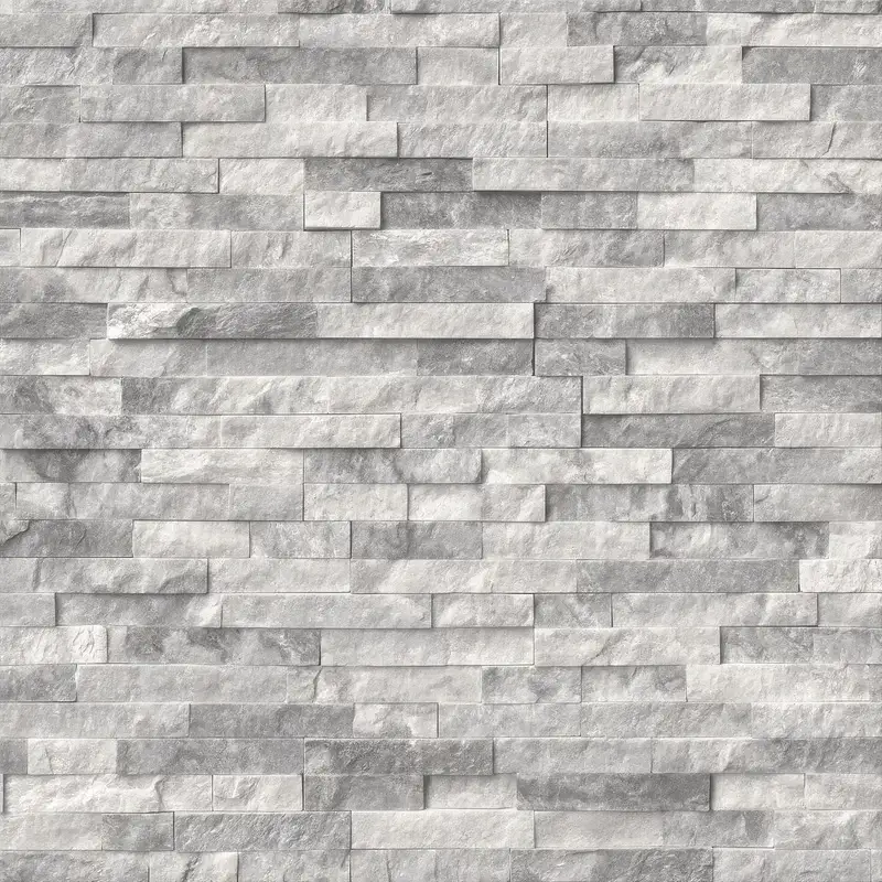 Grey Stacked Stone Wall 4k Texture for Realistic 3D Architectural Design