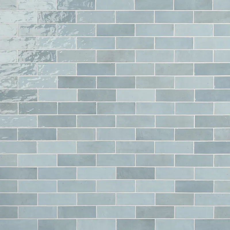 Light Blue Subway Ceramic Tile Texture 4k for 3D Interior Design