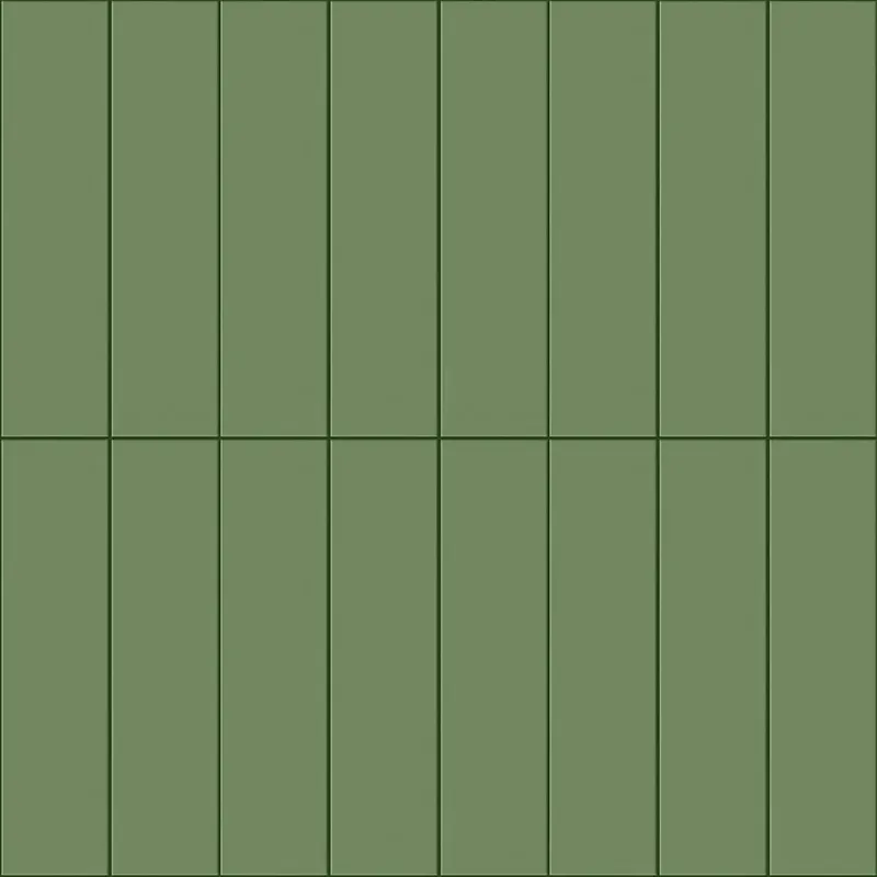 Olivenfarbene Rechteckfliesen-Textur 4k Nahtlos für Architekturvisualisierung und Innenarchitektur