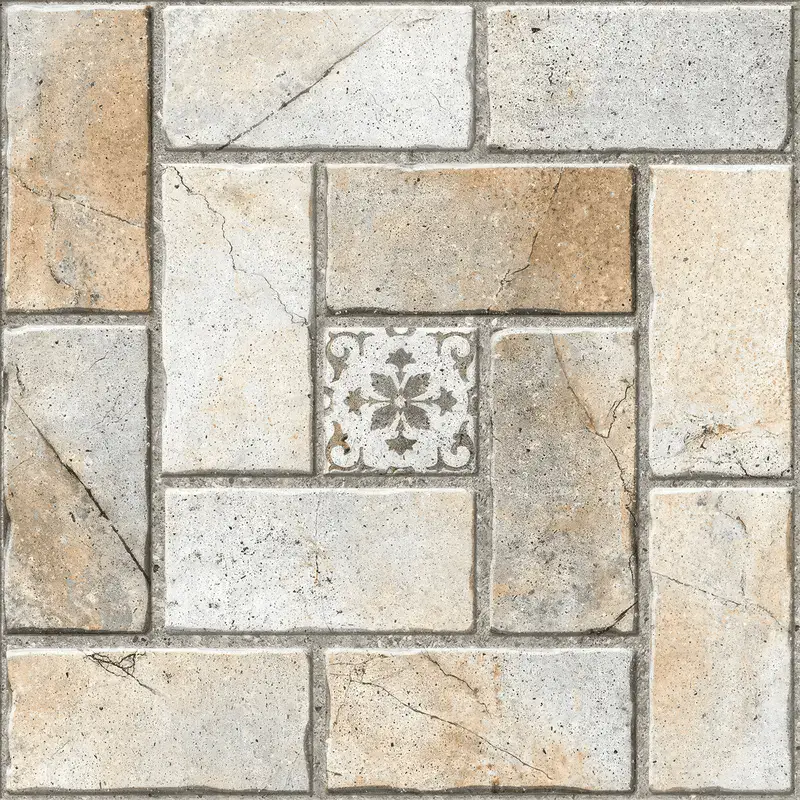 Rustic Stone Pattern Texture 4k for Architectural 3D Visualization