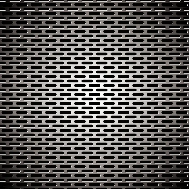 Silver Perforated Metal Texture 4k for Modern Industrial 3D Designs