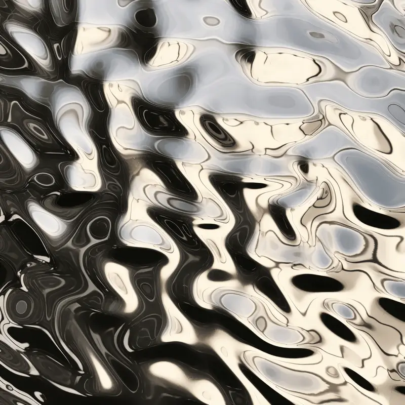 Silver Ripple Stainless Steel Texture 4k for Architectural 3D Models