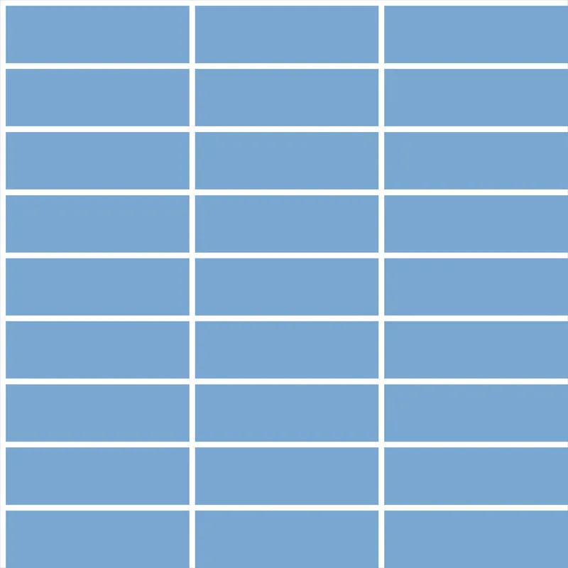 Soft Blue Ceramic Subway Tile Texture 4k for Realistic 3D Architectural Renders