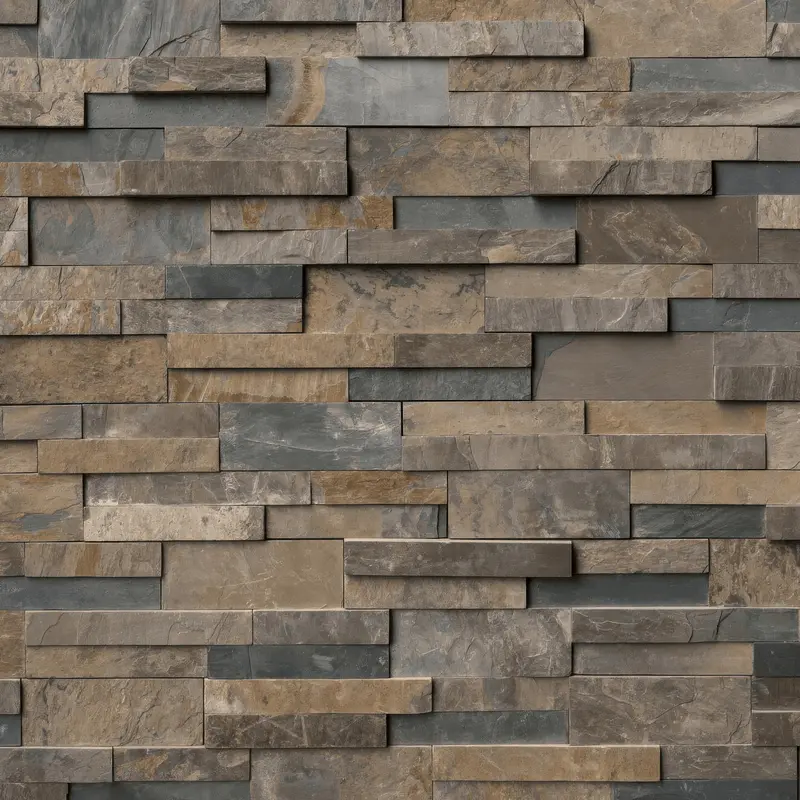 Stacked Stone Wall 4k Texture for Realistic 3D Architectural Design