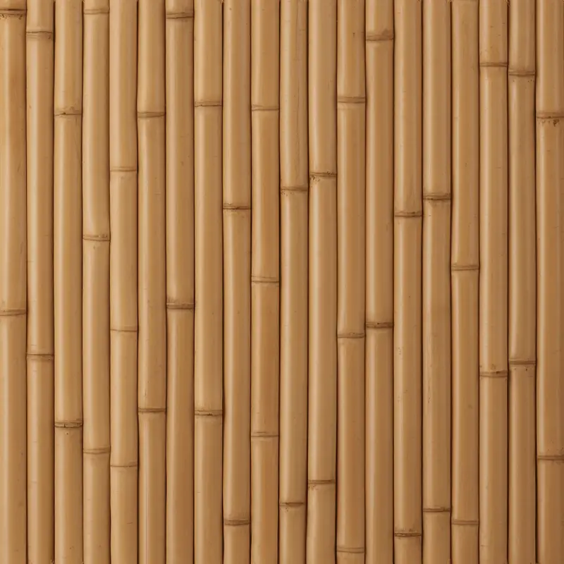 Yellow Seamless Bamboo Wall Panel Texture 4k for Architectural 3D Models