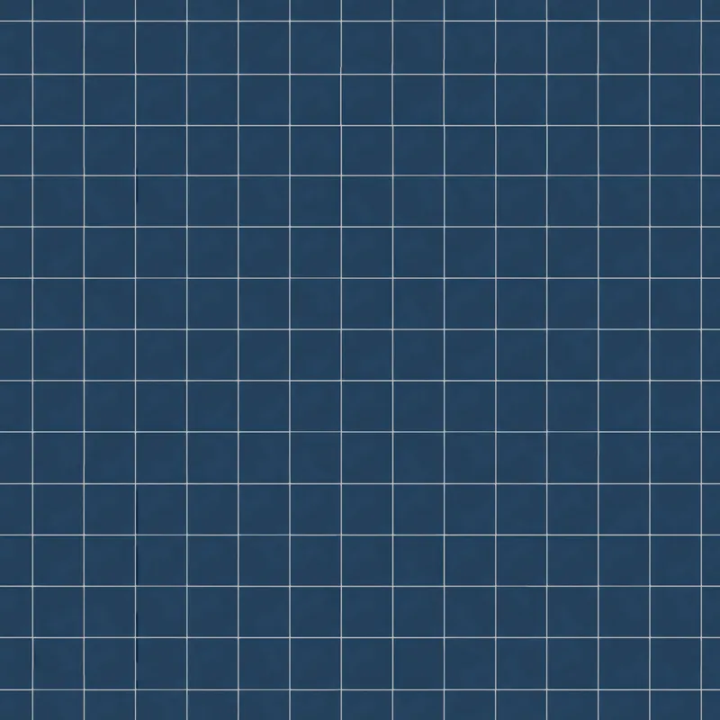 бесшовная текстура квадратной плитки глубокого синего цвета в 4K для визуализации в архитектуре и дизайне интерьеров