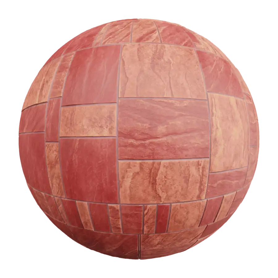 Rendered sphere displaying Tile Surface for Feature Walls and Kitchen Surfaces