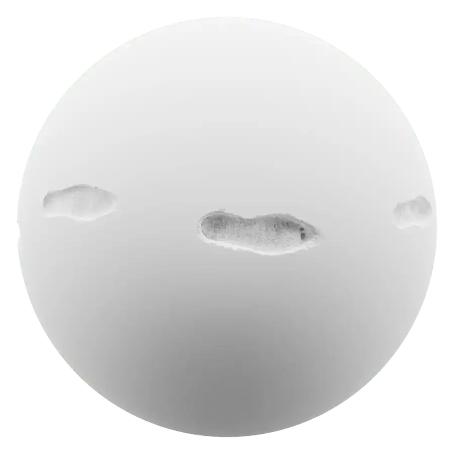 Footstep Overlay Material for Floor Detailing on a studio-lit material sphere