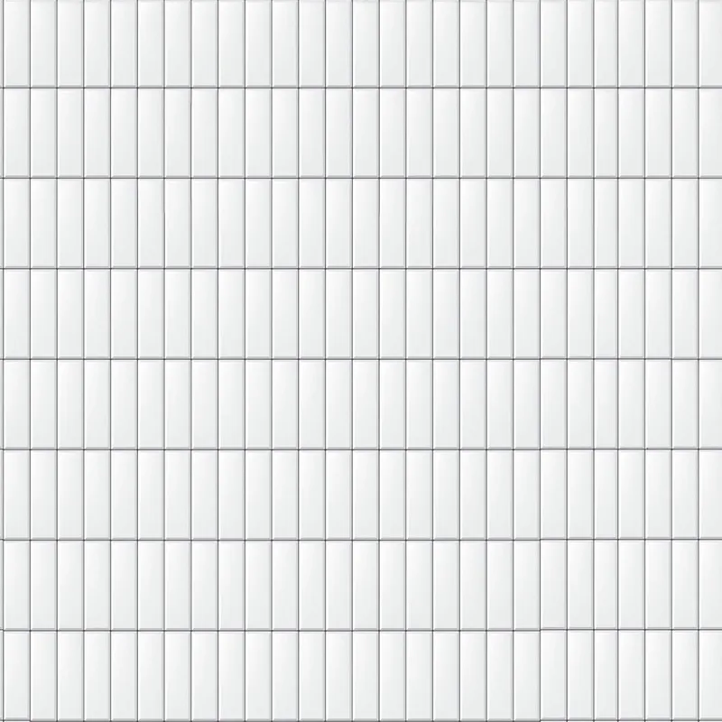 Бесшовная текстура белой плитки метро 4K для архитектурной визуализации и проектов дизайна интерьера